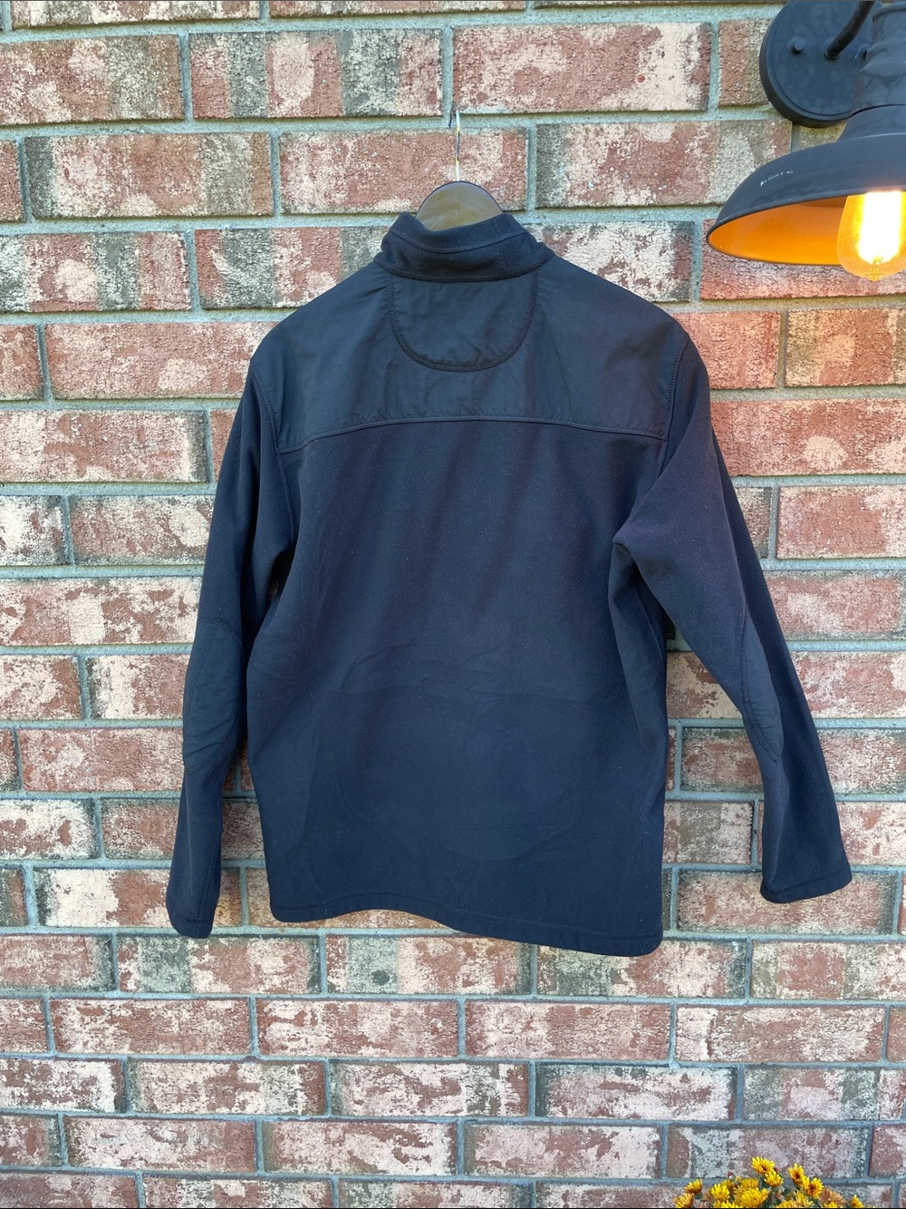 Carhartt Fallon Men’s Black Quarter-Zip Fleece Shirt Jacket - Picture 4 of 5